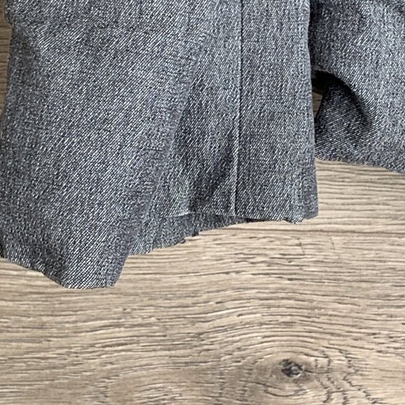 Versace Jacket Womens Size 8 Grey 2 Button Closure Notch Lapel Shoulder Pads - Picture 4 of 11